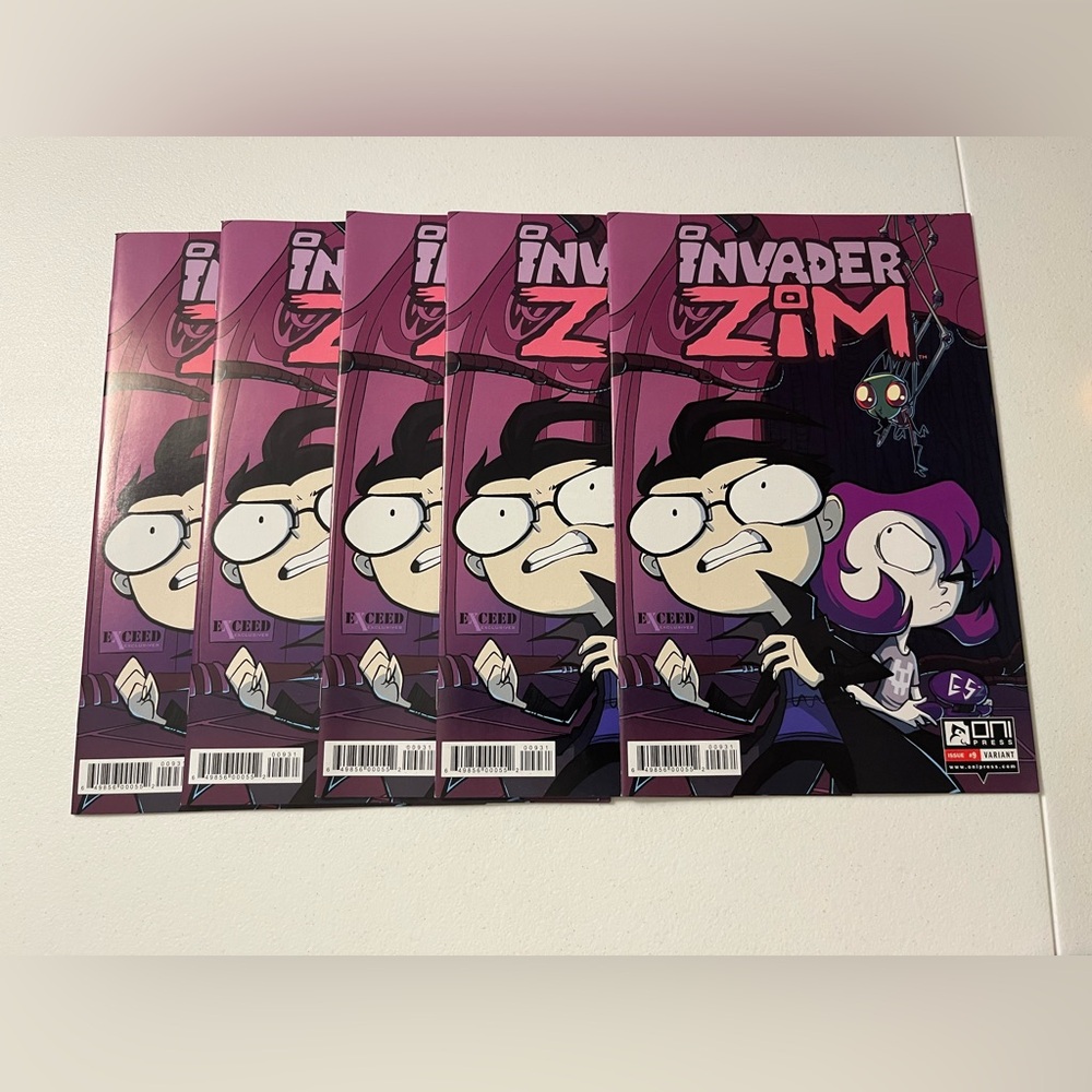 Invader Zim #9 (Oni Press) – Exceeds Comics Variant – Lot of 5 – NM